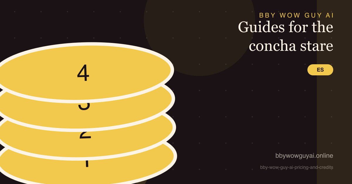 Precios de Bby Wow Guy AI: créditos, paquetes y coste por clip